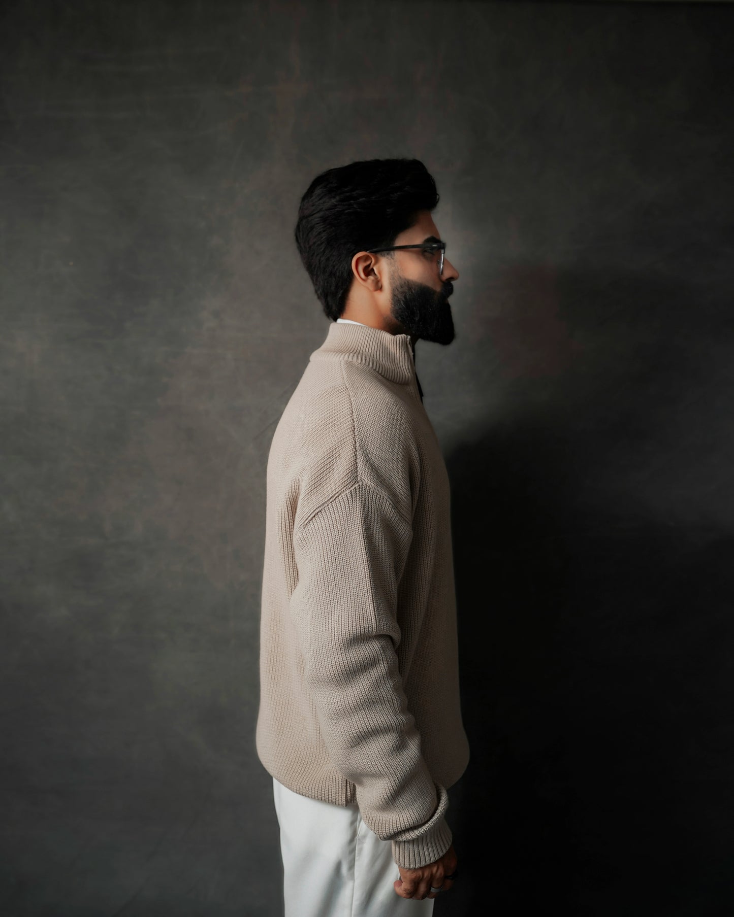 OATMEAL RELAXED SWEATER